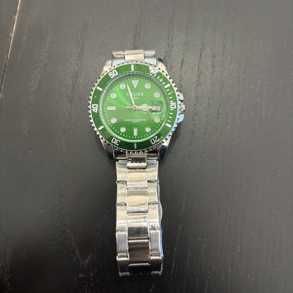 Men Watch Oruss Green Brand New